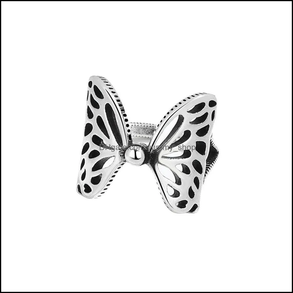 retro personality butterfly ring highend index finger ring trendy accessories fashion creative hollow butterfly wings wedding jewelry