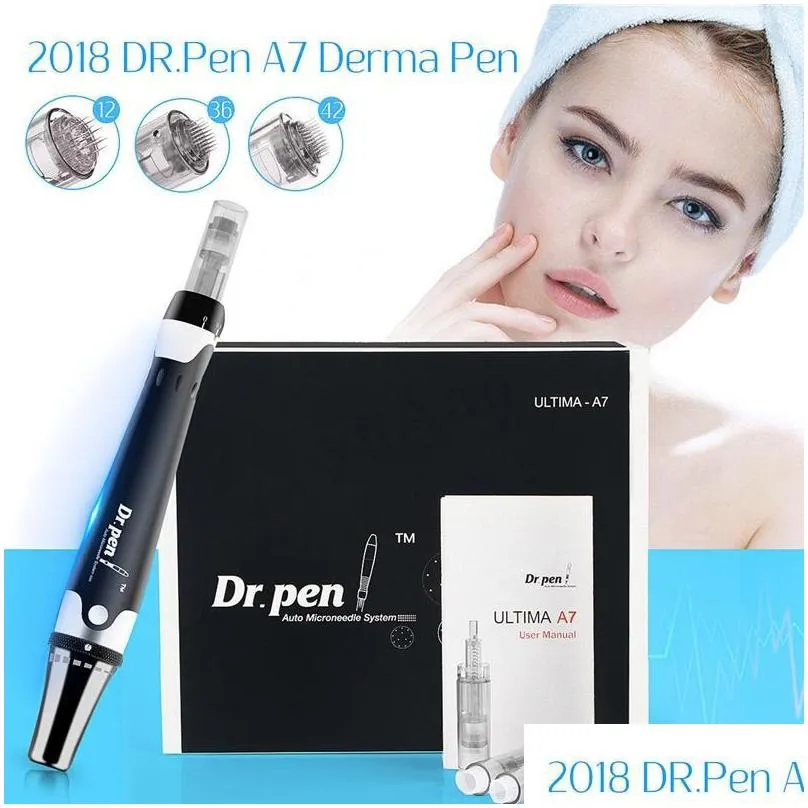 powerful wired derma stamp pen dr pen ultima a7 antiaging microneedling meso for aestheticians beauty microneedle roller