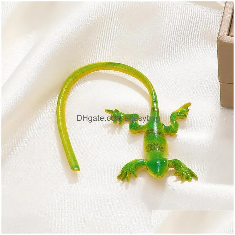 backs earrings exaggerated simulation lizards ear clips earring for women men nonpiercing animals cuff fake party jewelry w312