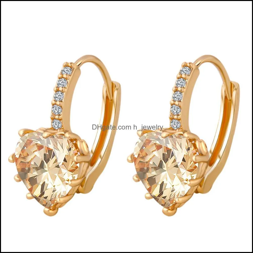 earring for women 18k gold 925 fashion jewelry for women crown rhinestone stud earrings big crystal earrings