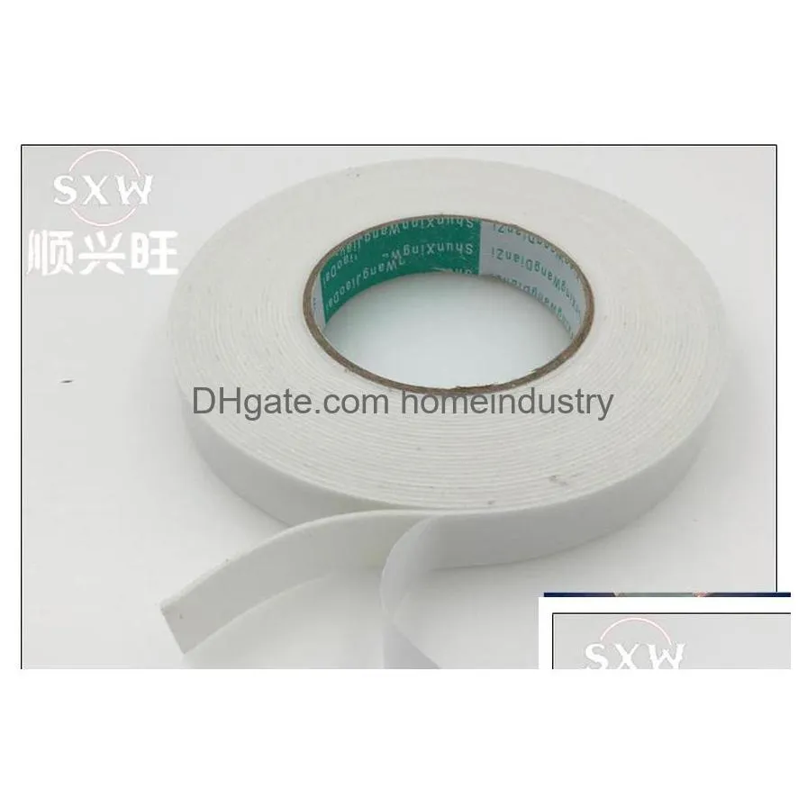 3rolls 5mx40mm foam double sided tape hot powerful double faced adhesive tape for mounting fixing pad sticky wholesale