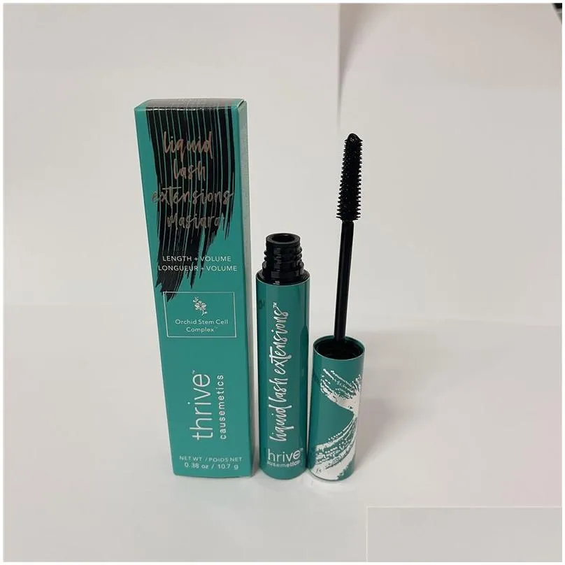 famous thrive causemetics liquid lash extensions mascara black 0.38oz/10.7g