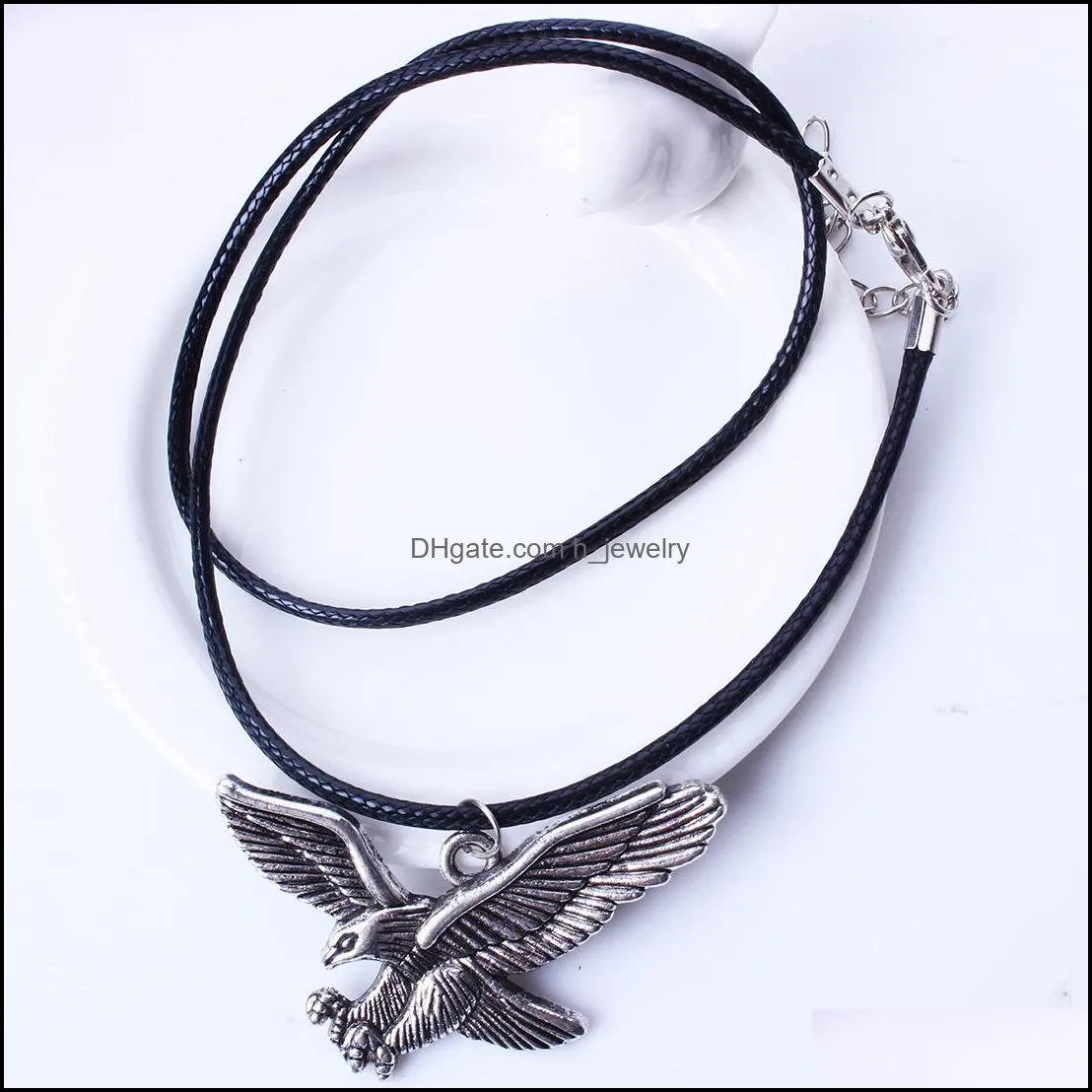  wings necklaces tortoise elements feminino clavicle chain leather necklaces pendants statement necklace