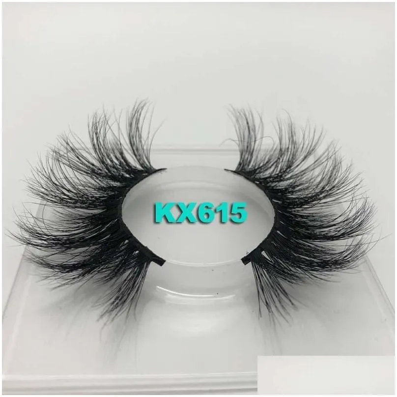 3d mink eyelash 25mm 5d natural false eyelashes big volumn luxury makeup dramatic lashes