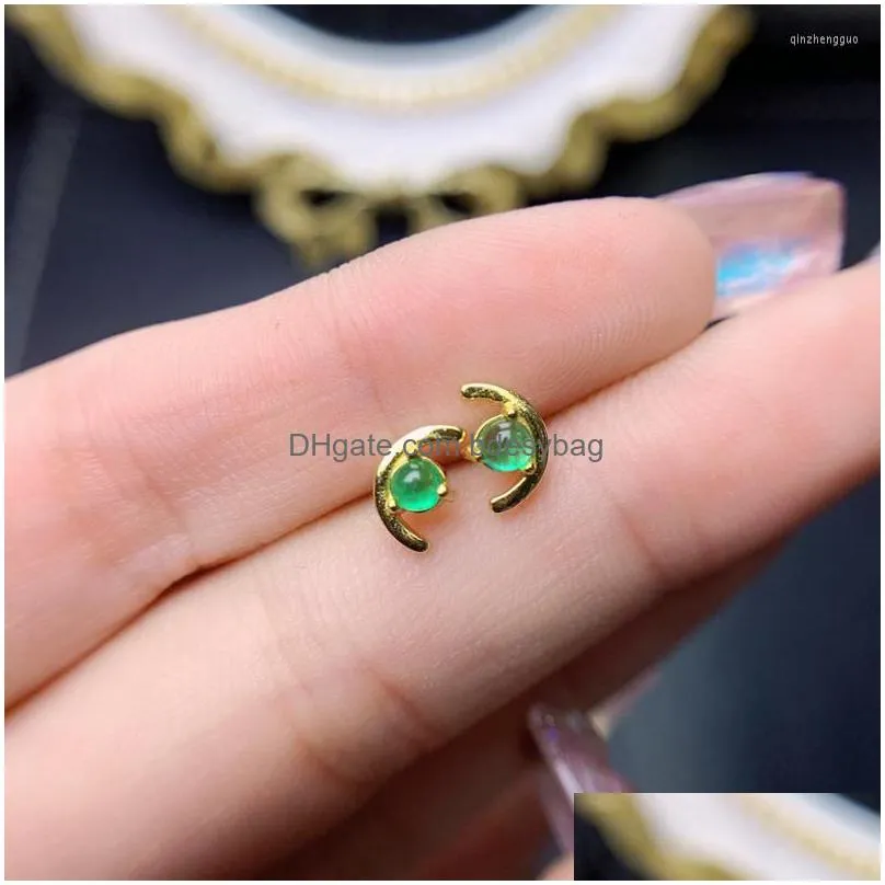 stud earrings the 2022 natural emerald feature lovely style and stylish colors for wedding jewelry engagement