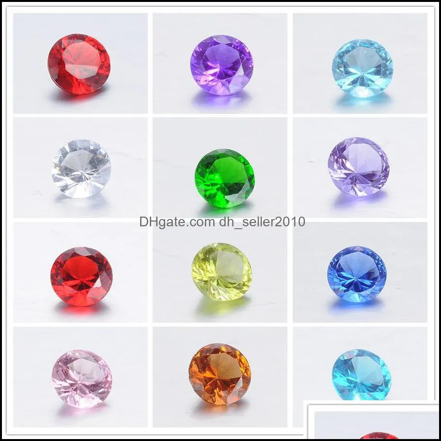 floating charms diy jewelry zinc alloy birthstone rhinestone fit memory glass floating locket charms