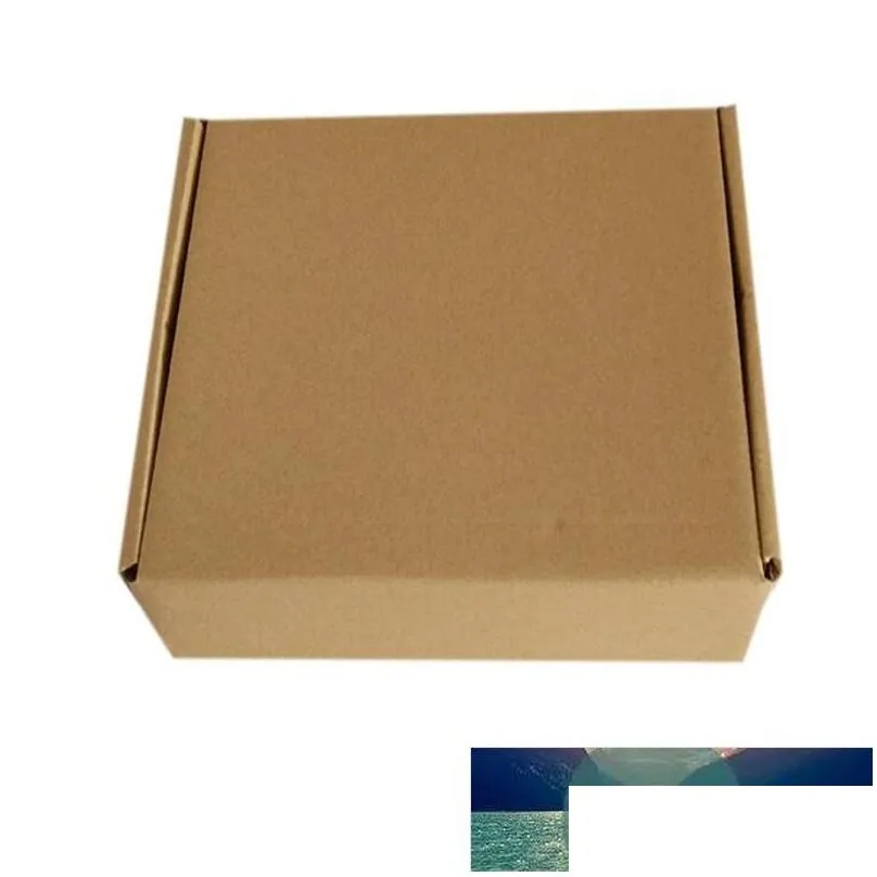 gift wrap wholesale 10pcs/lot 27x16.5x5cm brown kraft packing boxes soap packaging storage item package mailing box pp7671