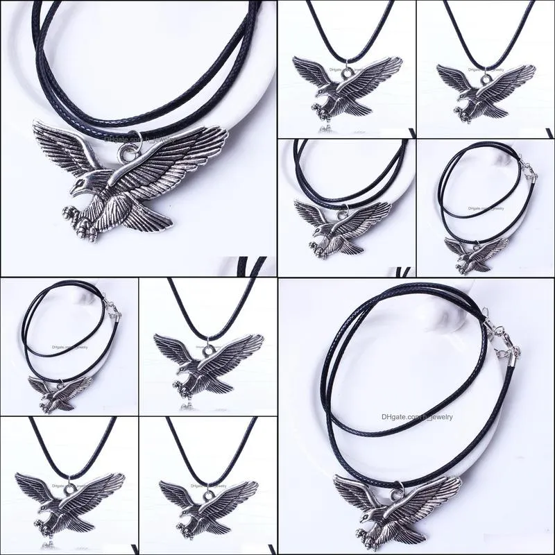  wings necklaces tortoise elements feminino clavicle chain leather necklaces pendants statement necklace