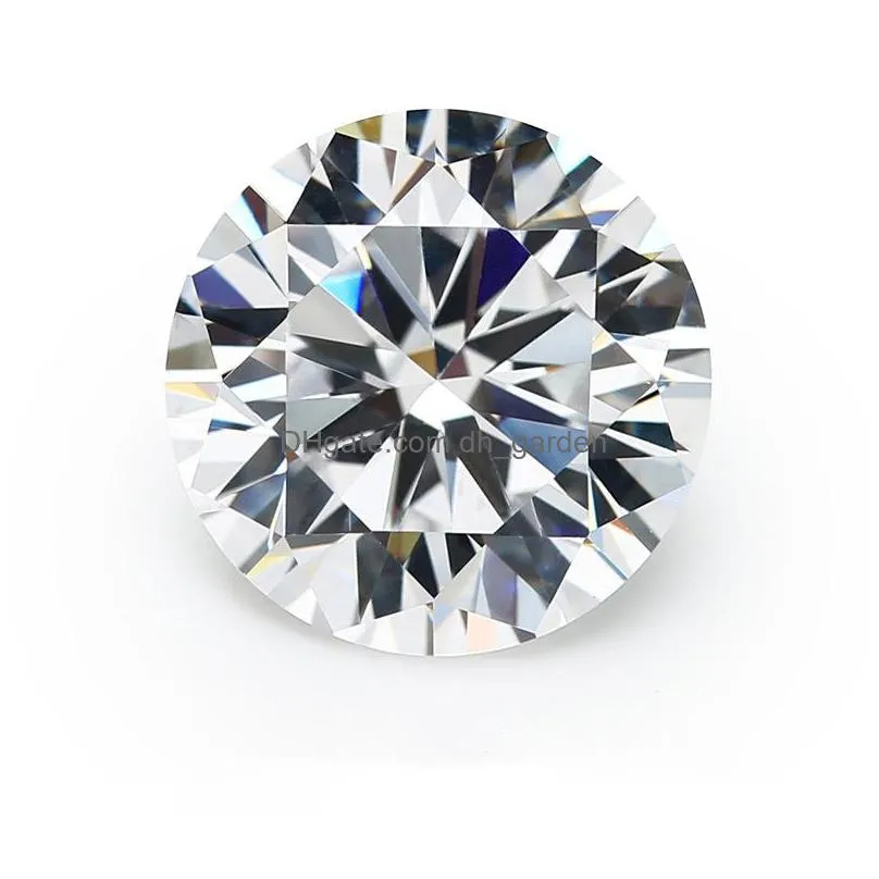 new 30 pcs 7 5 mm round cubic zirconia loose cut loose shining gemstone elegant luxury diy art 15 colors shipping