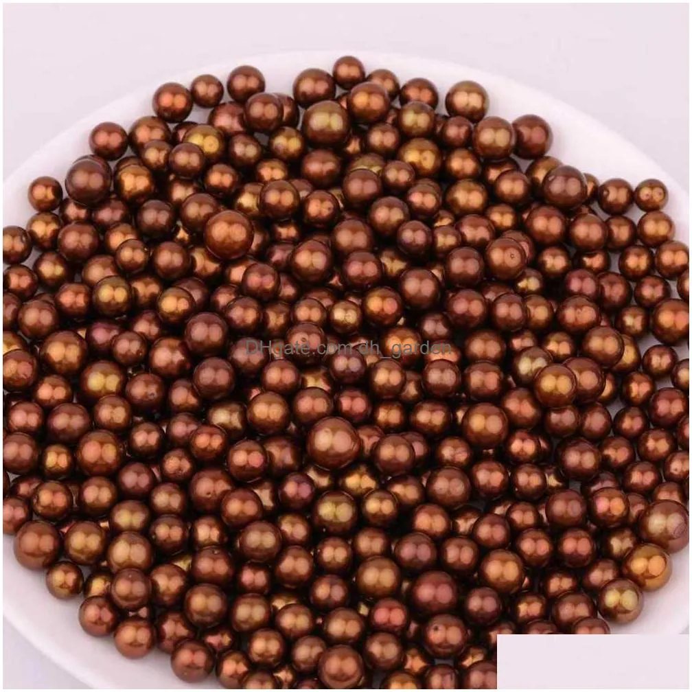 wholesale mix colors 7 511mm round edison loose pearls diy jewellery accessories gift for women pearl party shipping