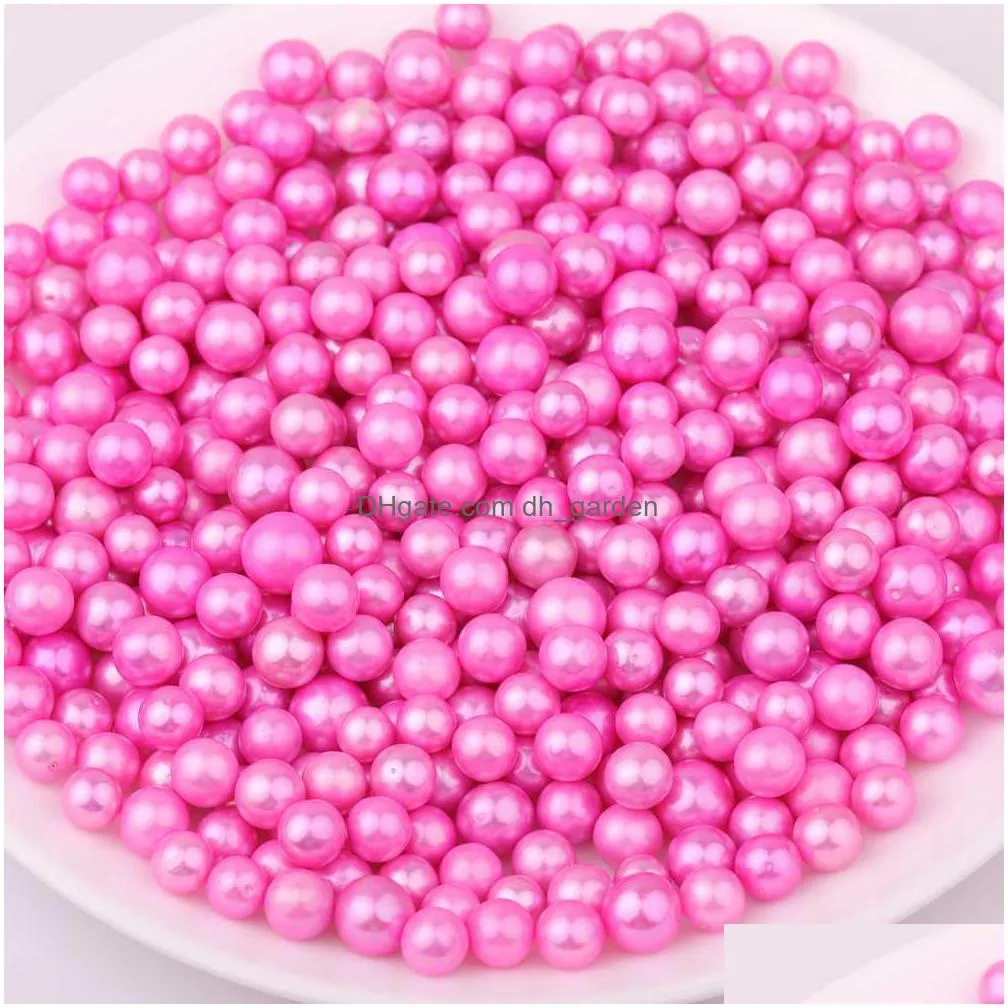 wholesale mix colors 7 511mm round burgundy edison loose pearls diy jewellery accessories gift for women pearl party shipping