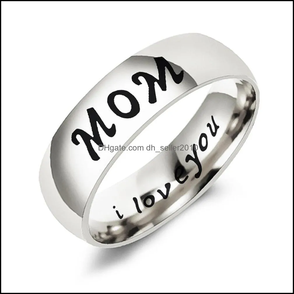 20mothers day gift jewelry family couple family ring dad mom son daughter