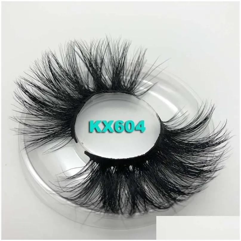 3d mink eyelash 25mm 5d natural false eyelashes big volumn luxury makeup dramatic lashes