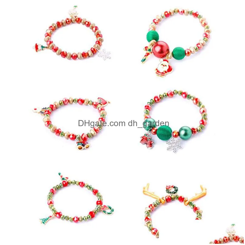 2020 new christmas gifts bracelet santa claus snowman candy bracelet christmas factory direct sale 