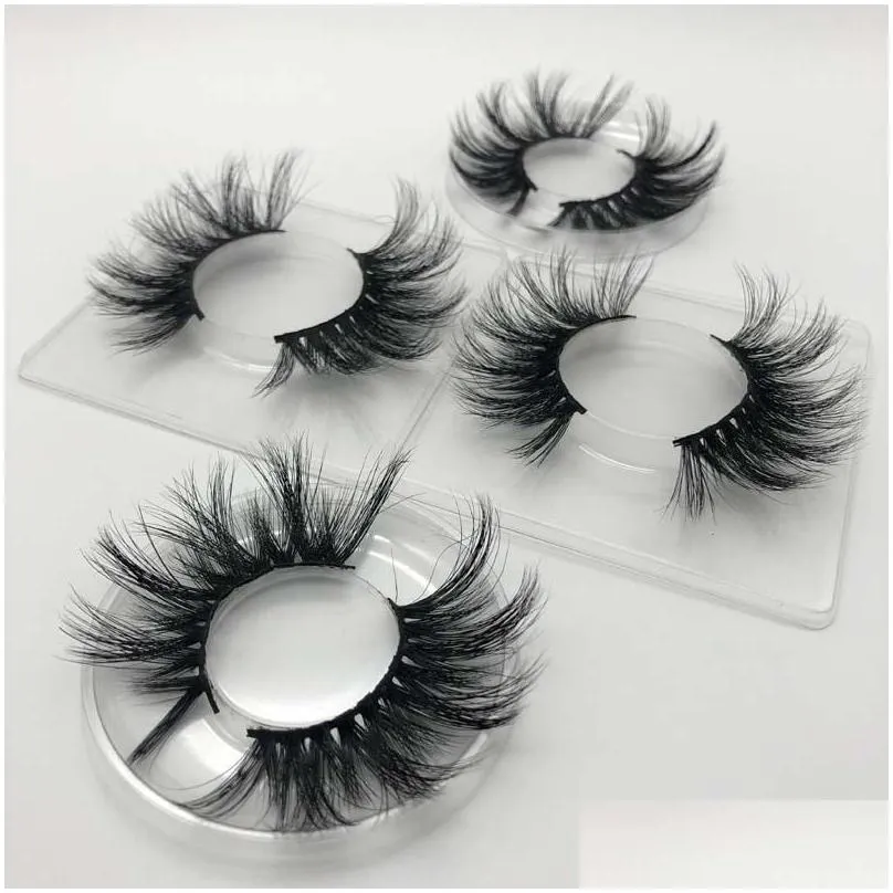 3d mink eyelash 25mm 5d natural false eyelashes big volumn luxury makeup dramatic lashes