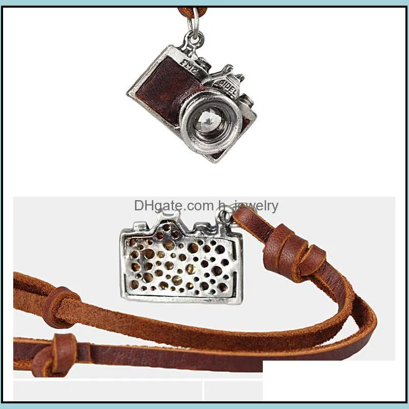 men necklace men woman choker collier collares kolye maxi camera pendant necklace