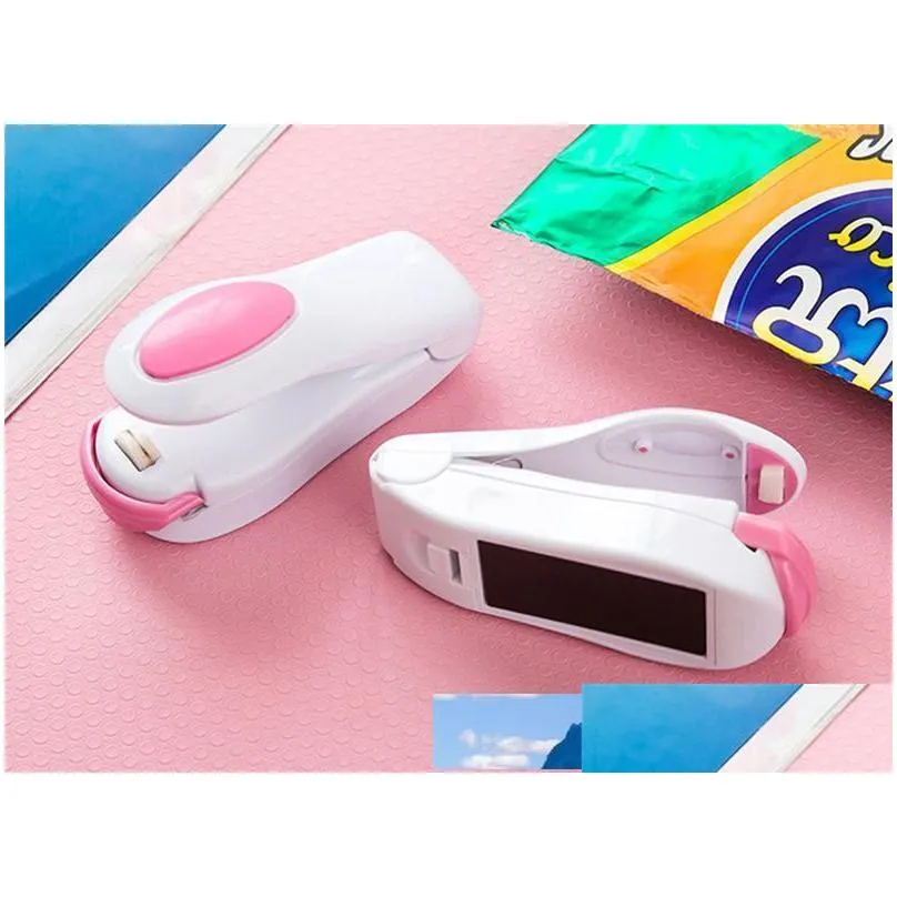 creative portable mini pocket home sealing machine snacks bag sealer heat sealer vacuum resealer bag cilps handy sealing machine