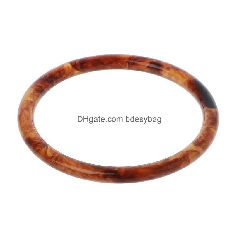 bangle tortoiseshell acrylic bracelet resin brown leopard mottled women jewelry