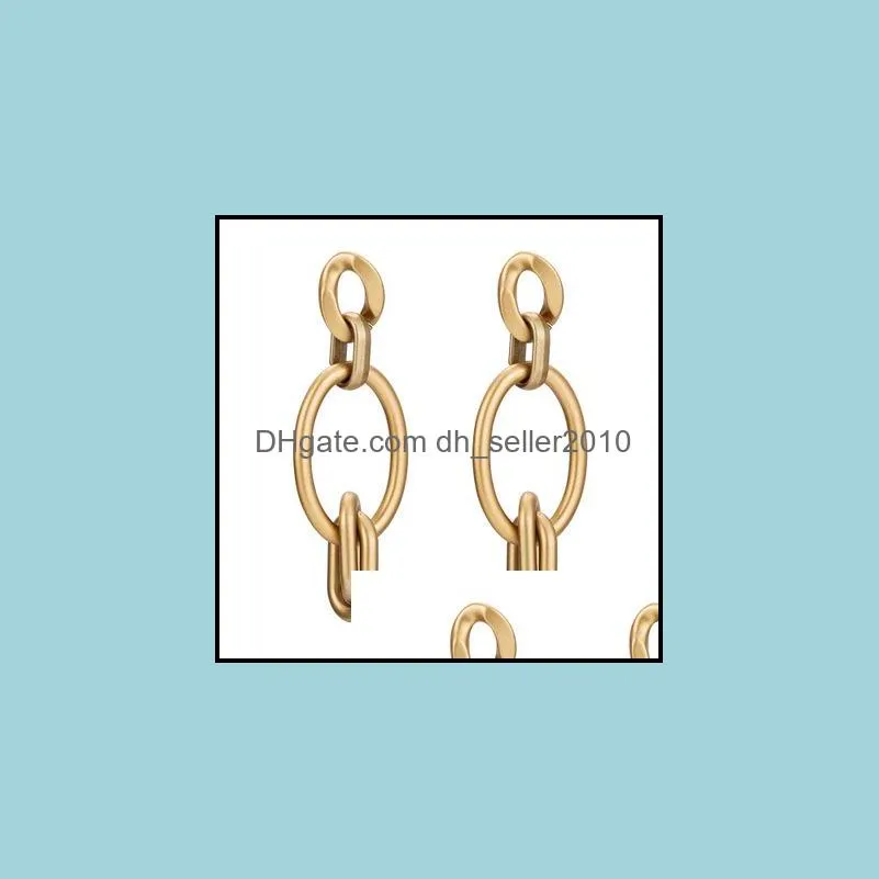 ccb geometric earrings section plating big earrings