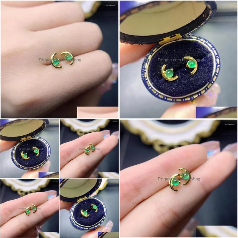 stud earrings the 2022 natural emerald feature lovely style and stylish colors for wedding jewelry engagement