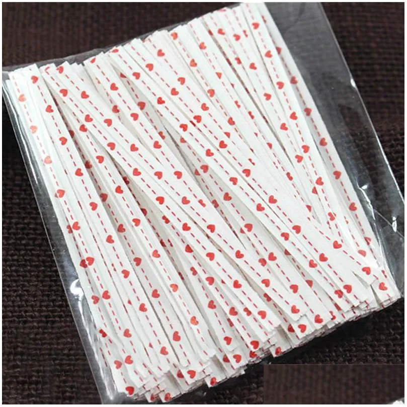 candy bag packaging ligation lollipop dessert accessories 100pcs kitchen gadgets wire metallic twist ties cake gift twist tie