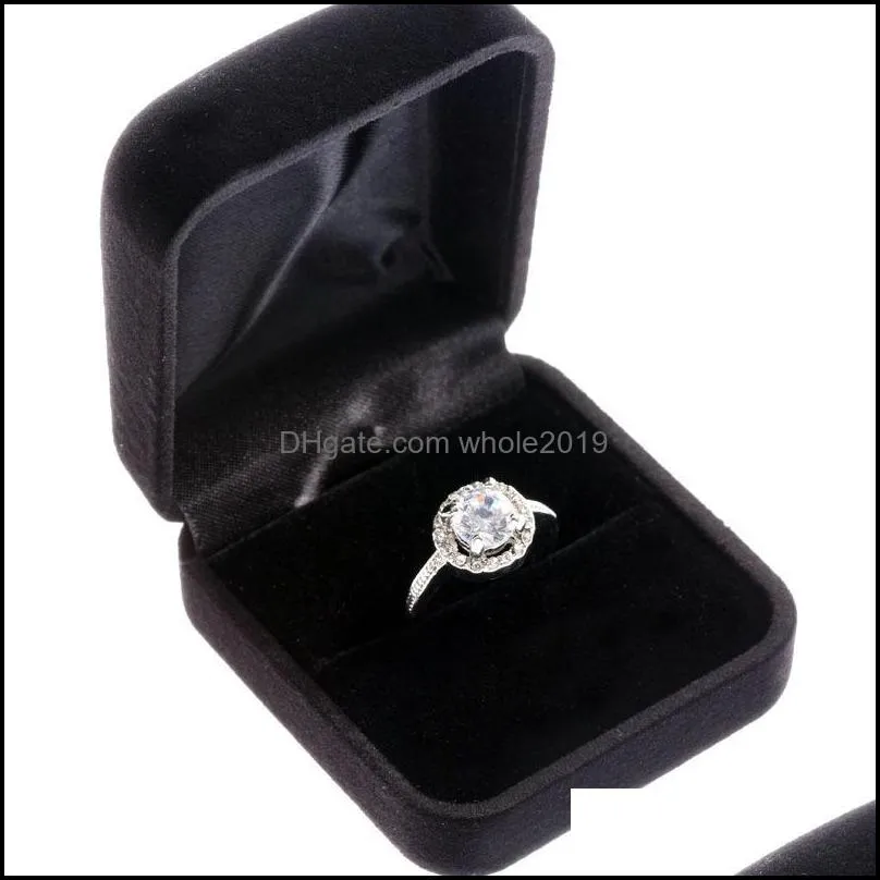 rings for women mens fashion jewelry rings like diamond crystal white gold plated gemstone rings