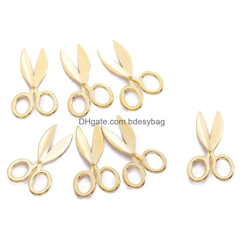 bulk 1000pcs scissor charms pendants shear connector charms for diy jewelry handmade making accessorie 14x29mm