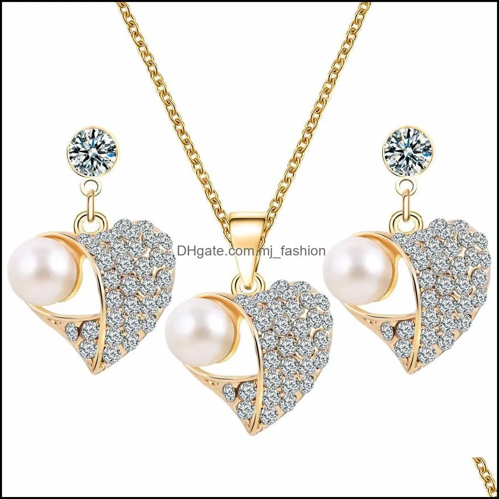 party jewelry set jewelry for crystal diamante wedding bridal necklace and earrings bridesmaid jewelry set