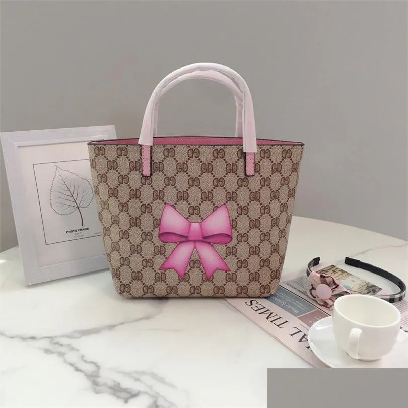 handbag womens bags can be customized mixed batches niche and american custom printed pink bow factory wholesale 70 off