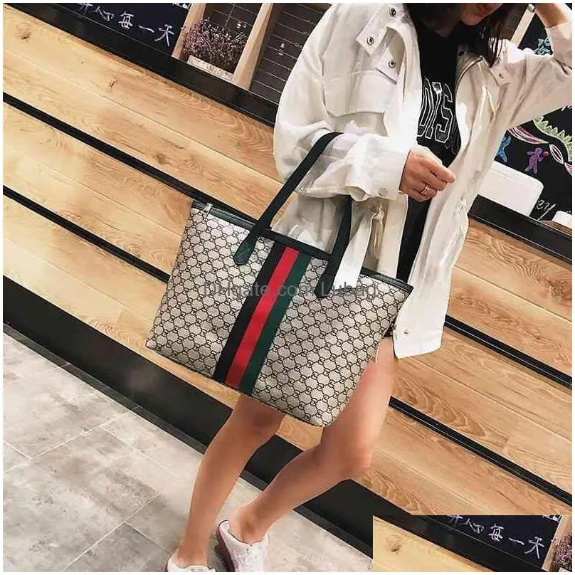 90 off to shop online european and american fashion large capacity tote bag casual versatile one shoulder portable bag