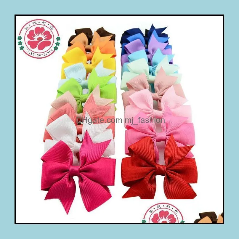 hairpin korean cute hairpins gig bow hair red/blue 40colors hair jewelry