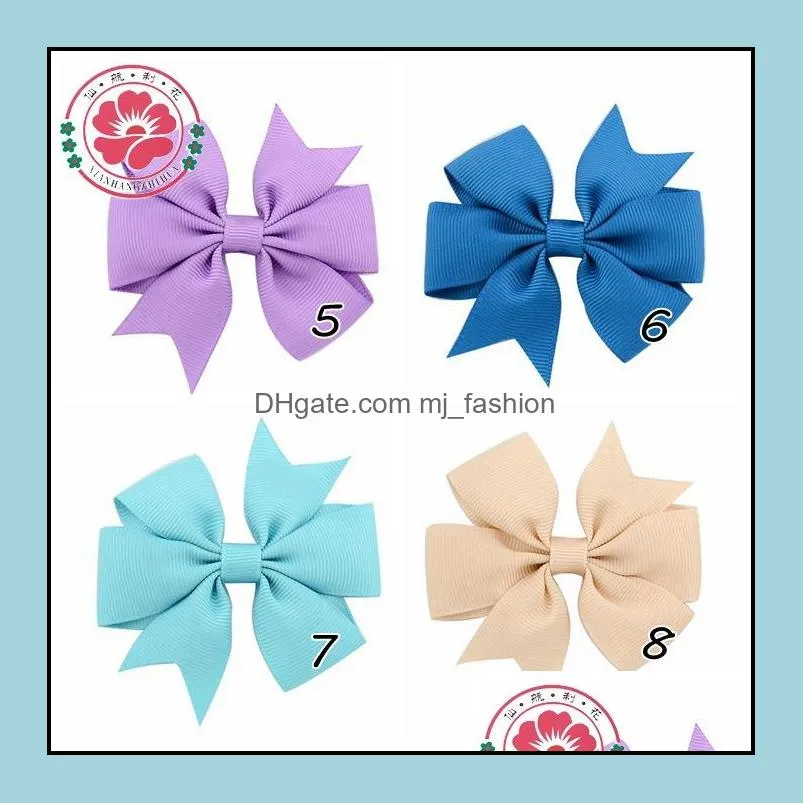 hairpin korean cute hairpins gig bow hair red/blue 40colors hair jewelry