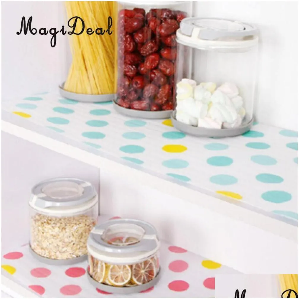 wholesale 3 roll waterproof kitchen cabinet liner drawer mat table desk shelf pad nonslip placemat