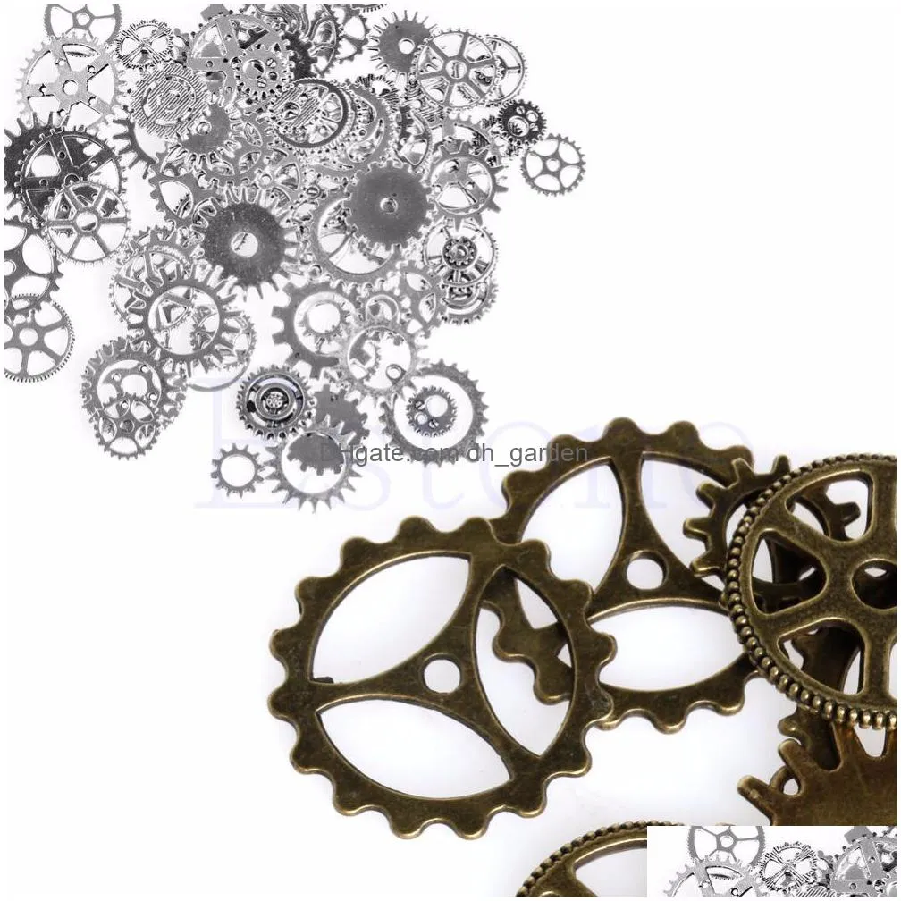 100g watch parts steampunk jewellery art craft cyberpunk cogs gears diy charms