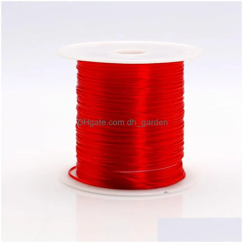 0.8mm diy crystal beading stretch cord elastic line transparent clear round beading wire/cord/string/thread jewelry making