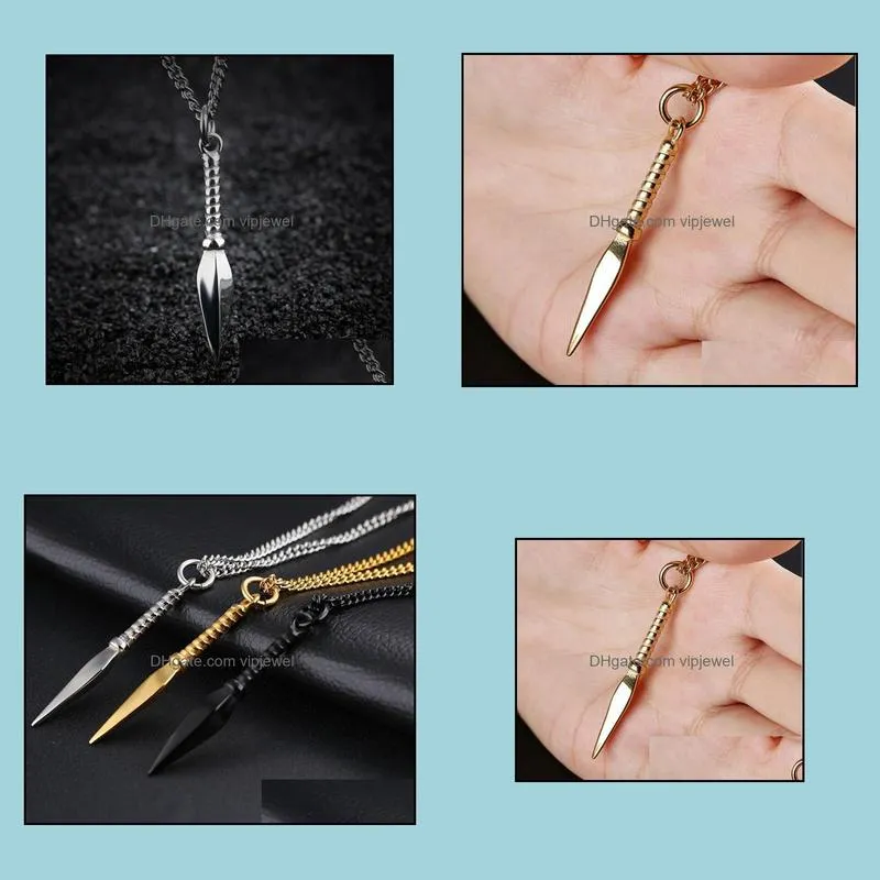 spearhead pendants neckalces for long chain neckalce