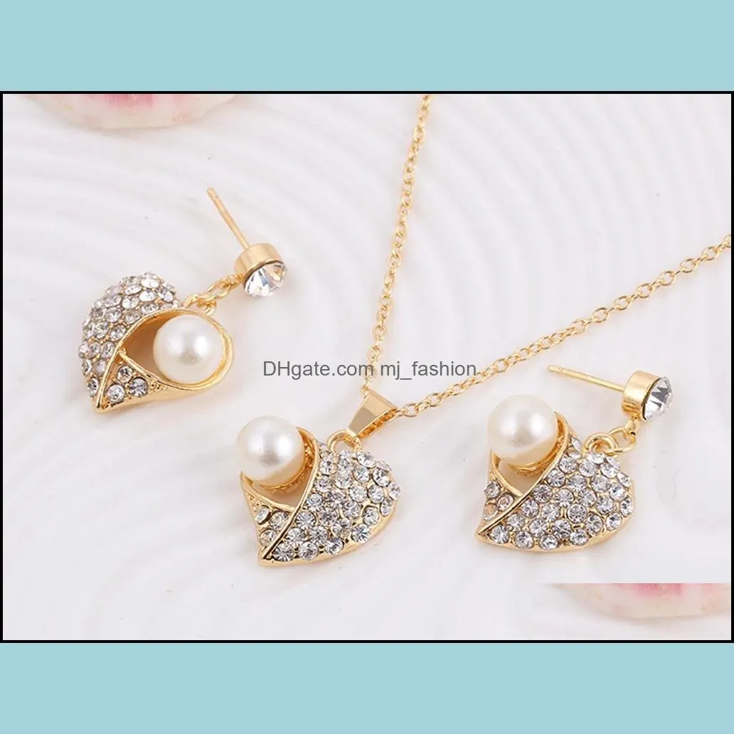 party jewelry set jewelry for crystal diamante wedding bridal necklace and earrings bridesmaid jewelry set