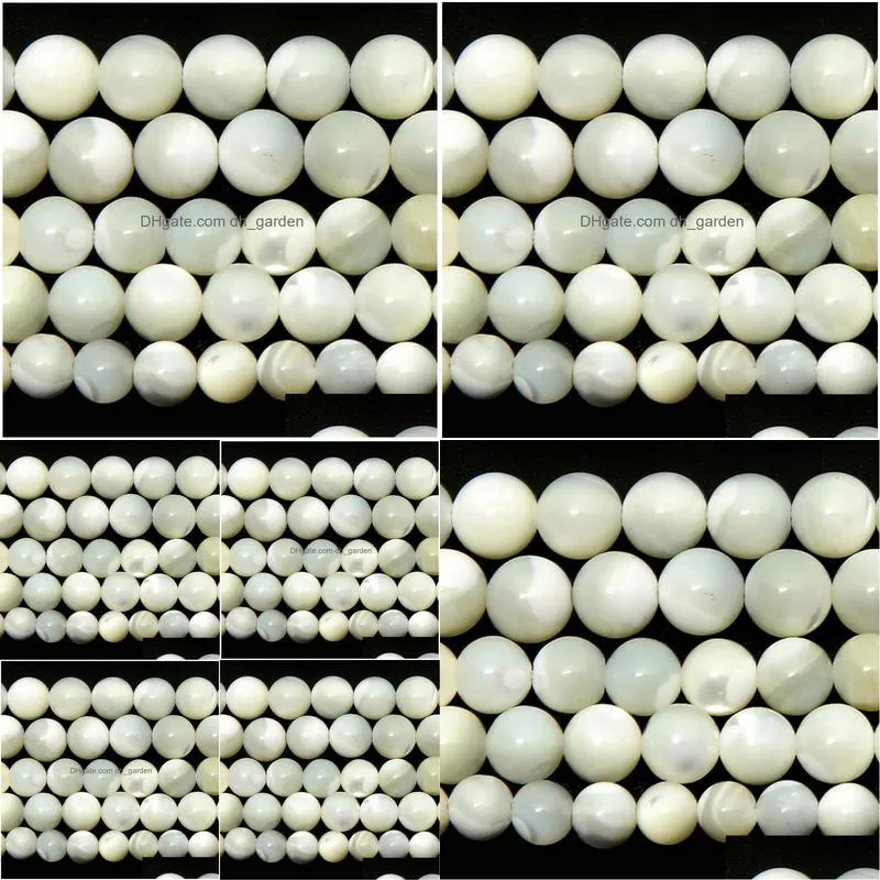 8mm quality natural shinning trochus shell loose beads 6 8 10 mm pick size for jewelry making