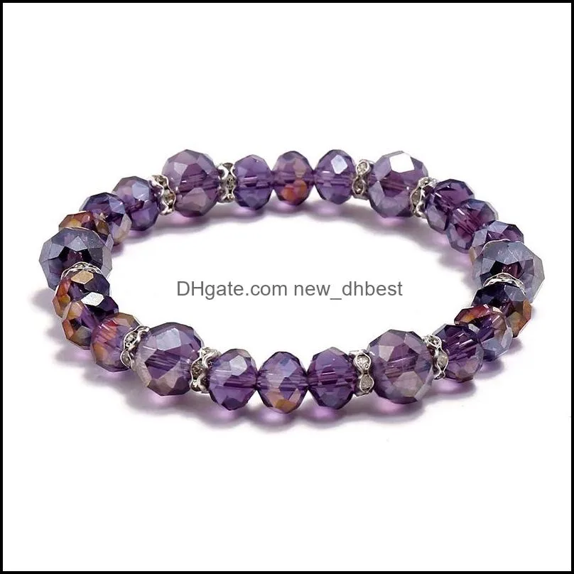 korean version of the beaded crystal bracelet bracelet simple temperament wild girl jewelry online shop small gift jewelry wholesale