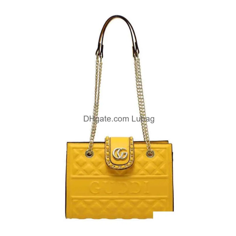2022 factory wholesale bag female lingge chain messenger s large capacity for tote bag women