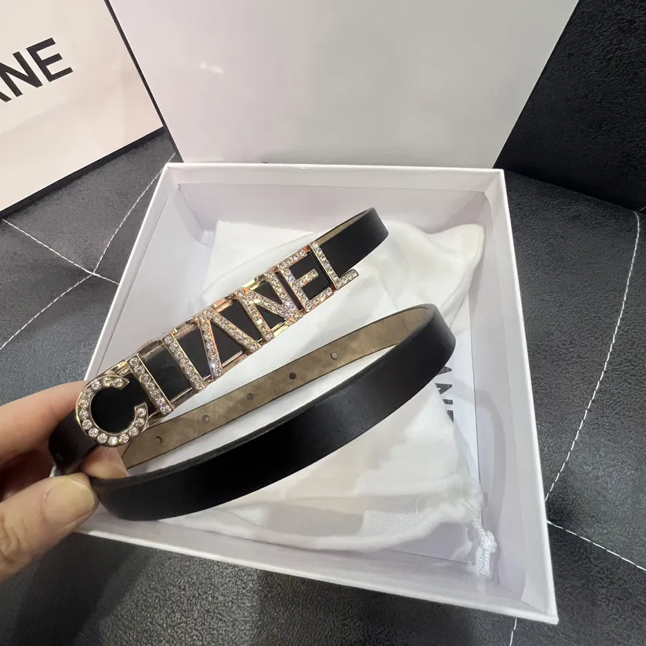 designers belt letter Diamond studded buckle head Solid color belts for women Luxury Pin needle Buckle Beltss size 95-115cm fashion Casual Lovers Gift