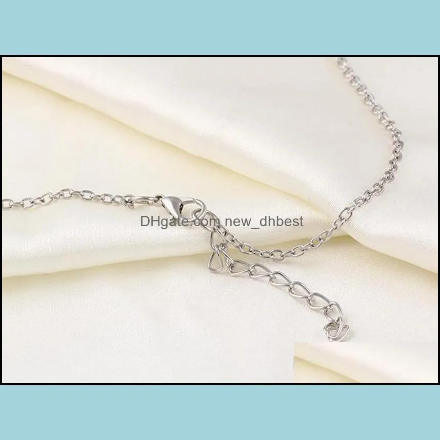 necklaces pendants 925 silver valentines day gift fashion korean jewelry silver long chains necklaces