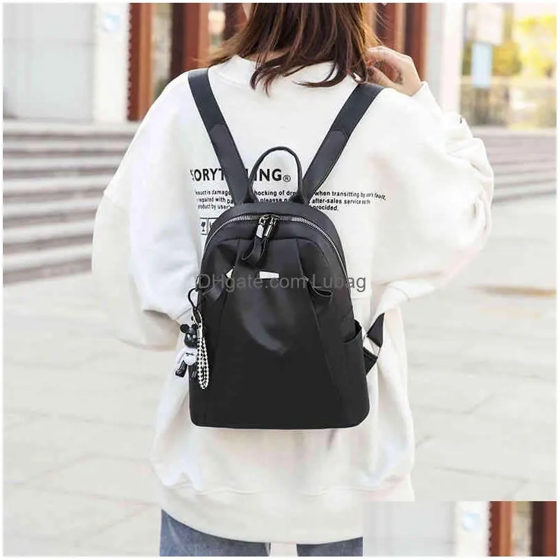 handbag handbags womens versatile oxford cloth junior school student schoolbag trendy korean large capacity backpack factory wholesale 70 