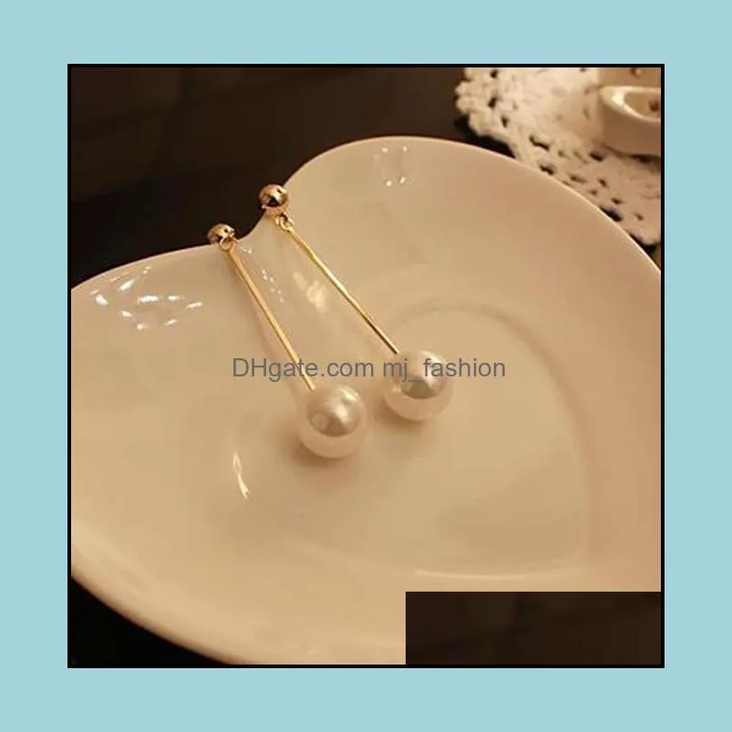 stud earrings wholesale korean ol of pearl earring imitation gold plated earrings