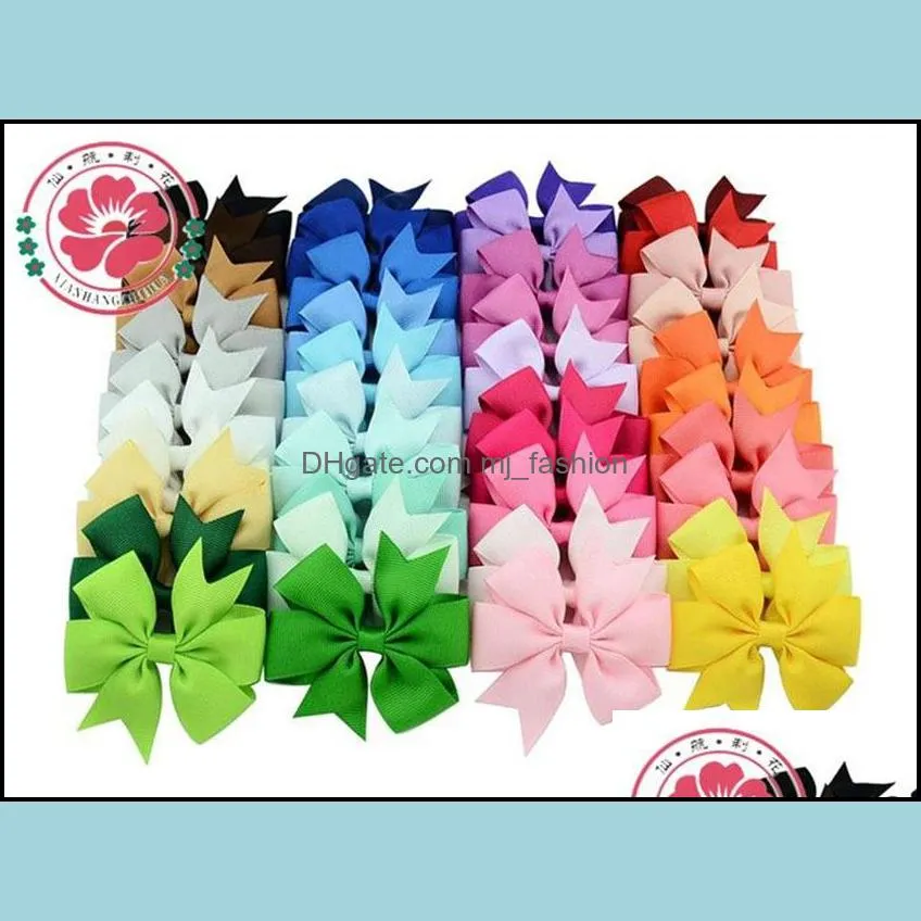 hairpin korean cute hairpins gig bow hair red/blue 40colors hair jewelry