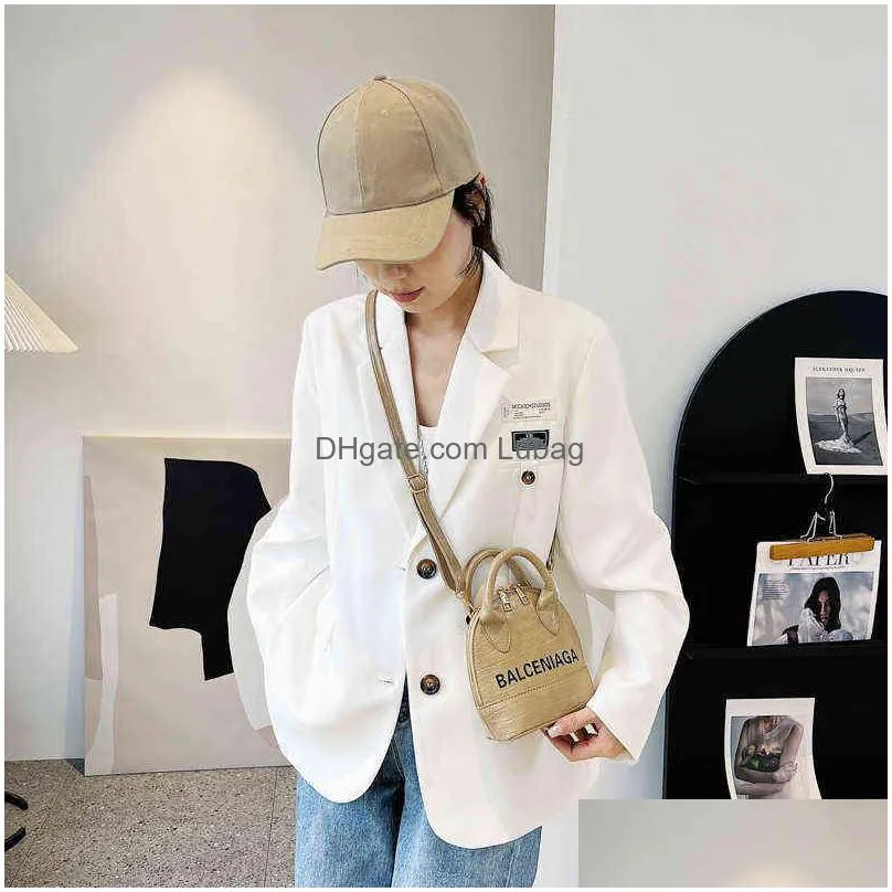 handbag bags female candy color stone letter portable one messenger foreign style one shell factory wholesale 70 off