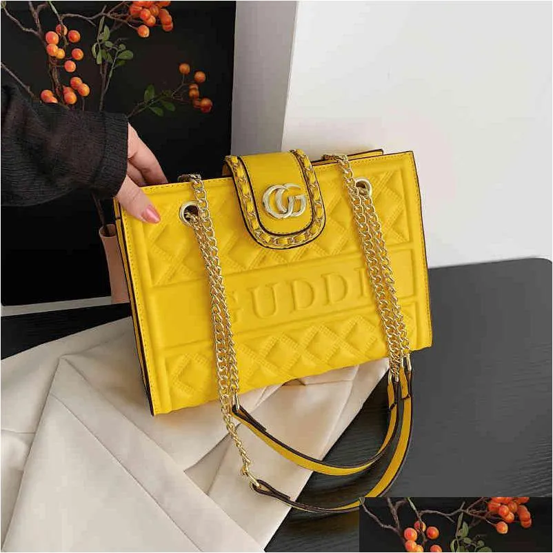2022 factory wholesale bag female lingge chain messenger s large capacity for tote bag women