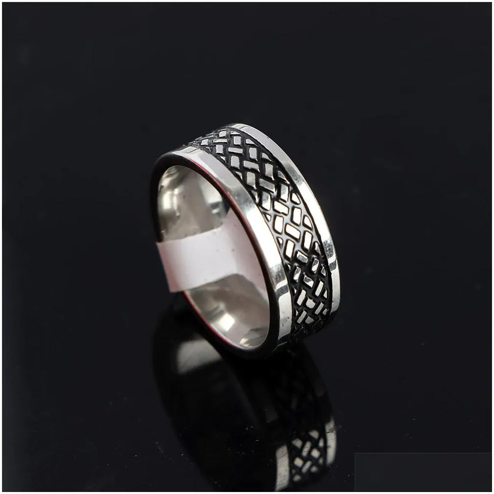 fashion retro black drop oil stainless steel rings jewelry for women men mix pattern lizard scorpion flame style party trendy personality gifts wholesale