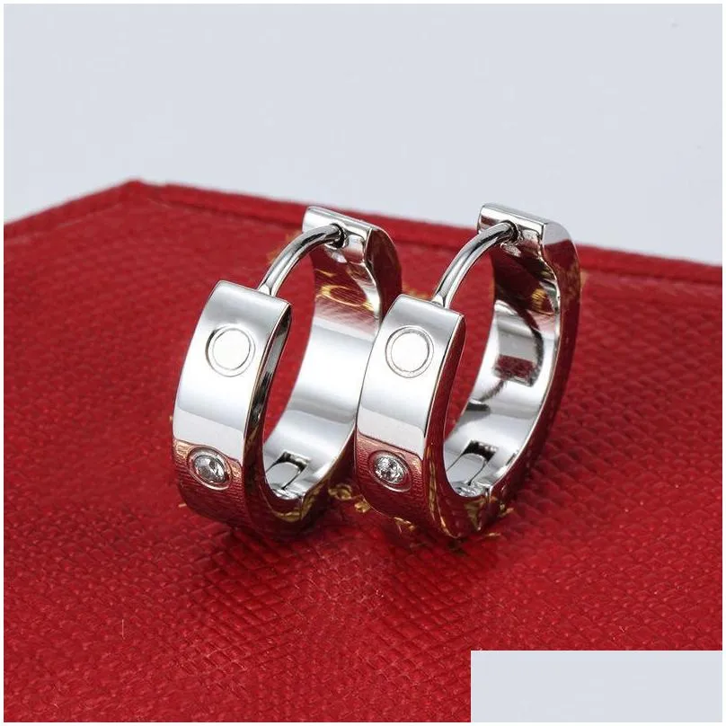 high quality fashion designer design women charm stainless steel material hypoallergenic earrings birthday gifts