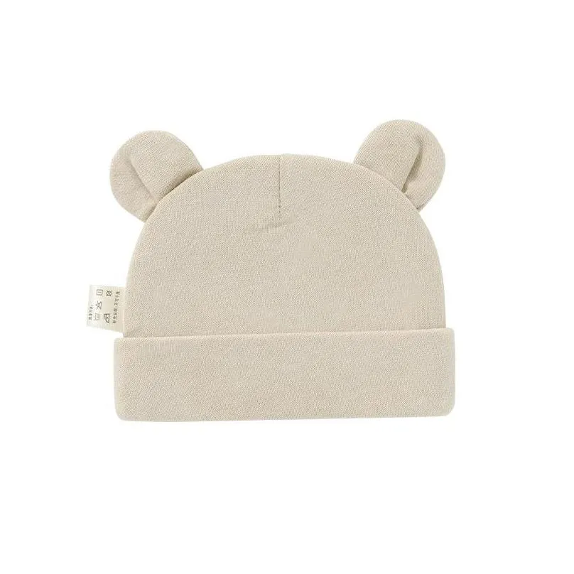 kids ins cotton hats children boys girls fashion cartoon mouse ears caps spring autumn winter beanies hat 27 colors newborn baby cap 1595